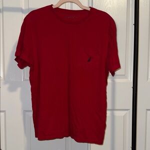 Nautica Men's Classic Red Pocket Tee
